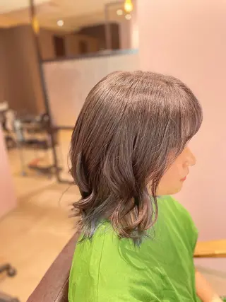 ミディアム 山本 純平のヘアスタイル