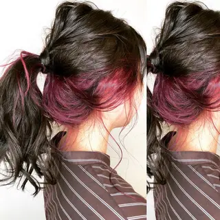 セミロング カラー メンズヘア特化 崎田 成人のヘアスタイル