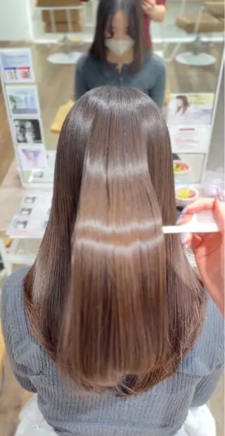 ロング カラー honoka/レイヤ ー/艶感カラー/韓国のヘアスタイル