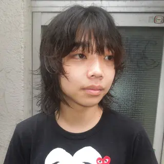 セミロング カラー タマキ/似合わせ カット/Wカラーのヘアスタイル