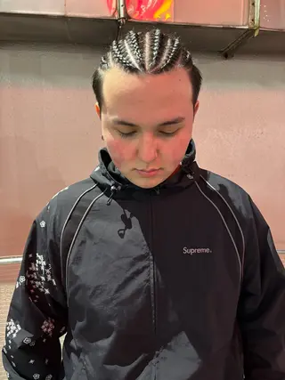 ショート ヘアアレンジ メンズ SALOWIN 神宮前５丁目店所属・メンズ/特殊ヘア パーマ🕷️小夏貴也のヘアスタイル