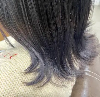 ミディアム カラー 安岡美咲✂︎ 艶カラー/髪質改善のヘアスタイル