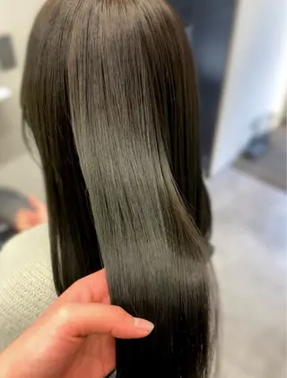 ロング 鎌取/透明感カラー /ボブ/顔まわりのヘアスタイル