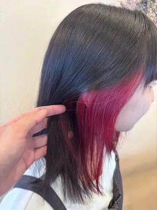 ミディアム ALPHA りくやのヘアスタイル