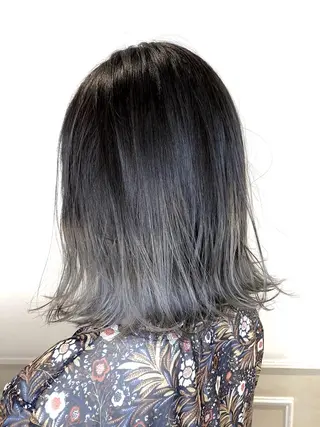 ミディアム カラー レイヤー×髪質改善 マネージャー安藤光司のヘアスタイル