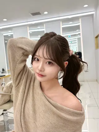 ロング レイヤー/韓国風ヘア /倉又大知のヘアスタイル