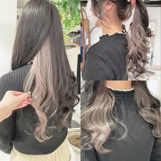 ロング カラー 渋谷:インナーカラー ／🍒エリカ🍒のヘアスタイル