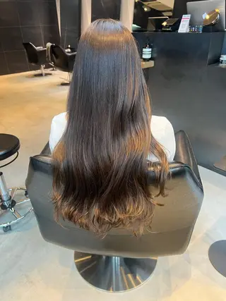 ロング カラー トレンドと似合わせ/ マンツーマン/西上楓のヘアスタイル