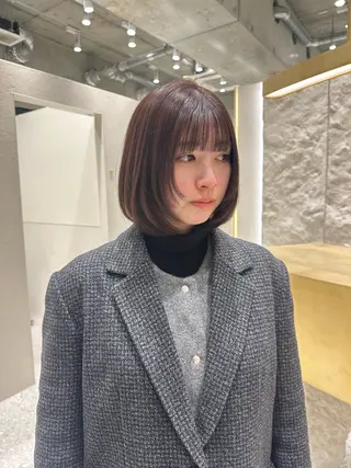 ショート カラー 銀座/ヘアセット/ 島村美帆のヘアスタイル