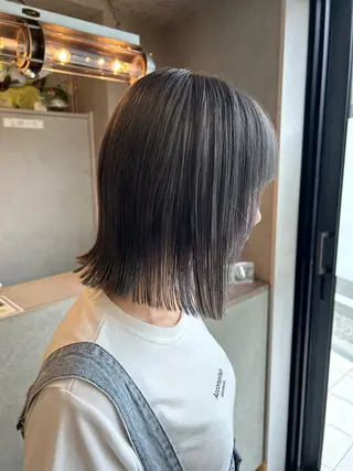 ミディアム カラー Haru/THREE …by velvetのヘアスタイル