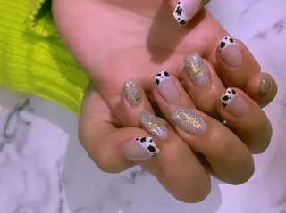 カラー ネイル キッズ メンズ ヘアアレンジ パーマ ロング マツエク・マツパ 424 nailsのネイルデザイン