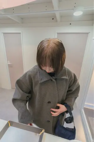 ショート kyon.hair 韓国カットカラーのヘアスタイル