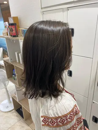 ミディアム カラー ナチュラル艶カラー 🤎maoのヘアスタイル