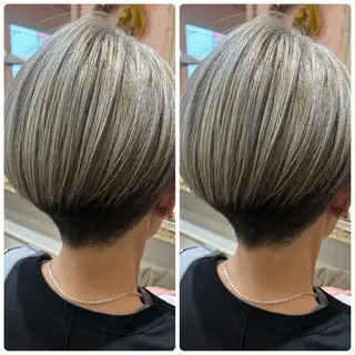 ショート カラー おおやま たくみのヘアスタイル