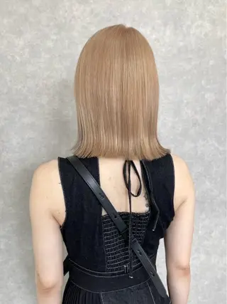 ミディアム カラー 艶カラー YOSHIMURAのヘアスタイル