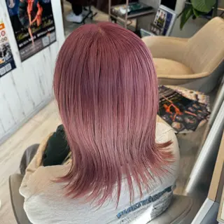 ミディアム カラー 吉田 新平のヘアスタイル