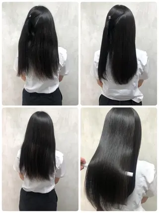 ロング 満足度⭕️縮毛矯正師 谷口にお任せを👍のヘアスタイル