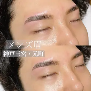 メンズ アイブロウ アイブロウサロン WHITE EYE 三宮 眉毛専門店【ホワイトアイ】所属・WHITEEYE三宮 【みり】の眉毛・アイブロウイメージ