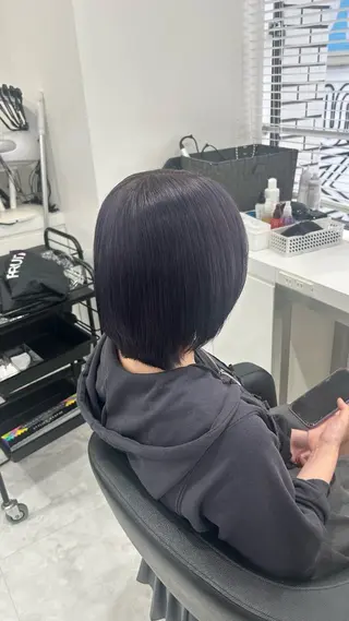 ロング カラー パーマ ヘアアレンジ メンズ キッズ 🩶盛れ✖️韓国ヘア 🩶Himari🎀のヘアスタイル