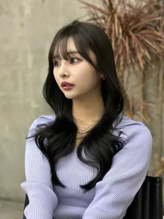 セミロング カラー SOYON 名駅2号店所属・髪質改善カラー🦋 レイヤー/ナカネのヘアスタイル