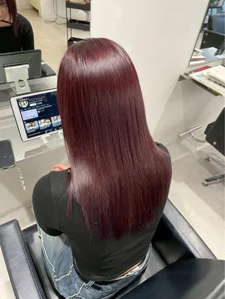 ミディアム Kro ハイトーン×ブリーチのヘアスタイル