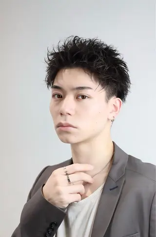 ショート パーマ メンズ メンズ/渋谷/パーマ /りおんのヘアスタイル