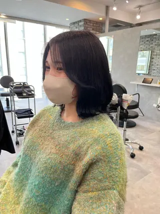 ミディアム カラー ロエ平尾山荘所属・ショート/ハイライト /平尾/薬院/綜一郎のヘアスタイル