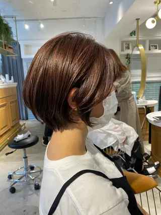 ショート 髪質改善レイヤー/ ボブたんの翔太のヘアスタイル