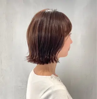 ミディアム DX SHARE SALON所属・matka白髪ぼかし 大人ヘア/KEIKOのヘアスタイル