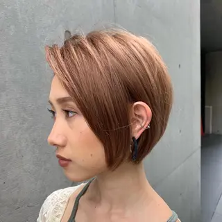 ショート 縮毛/ショート/ ボブ/レイヤー/小原のヘアスタイル
