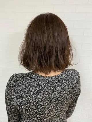 セミロング カラー パーマ 🎁無料カットカラー 📷撮影モデル募集✨のヘアスタイル