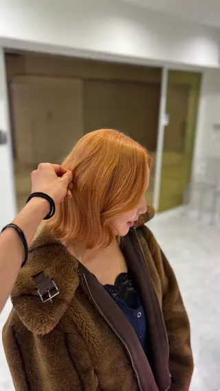 ショート カラー 大人っぽベージュ🤍 当日予約◎ヒロトのヘアスタイル