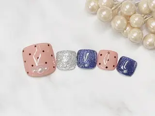 ネイル ネイルPetit Ribbonのネイルデザイン