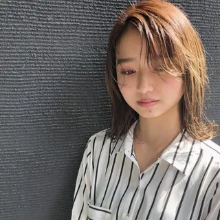 ミディアム 冨木 雄斗のヘアスタイル