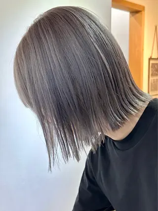 ミディアム カラー ブリーチダブルカラー 【koide】のヘアスタイル