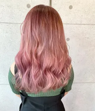 セミロング カラー 福森 みずきのヘアスタイル