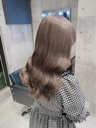 セミロング カラー ヘアアレンジ 💕ブリーチ/ヘアメ 🎀YUUKAのヘアスタイル