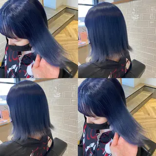 ミディアム カラー 艶カラー/韓国顔周り 🎀mamiのヘアスタイル