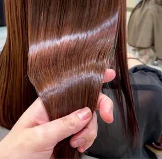 ロング パーマ 心斎橋/ブリーチなし 髪質改善/レイヤーのヘアスタイル