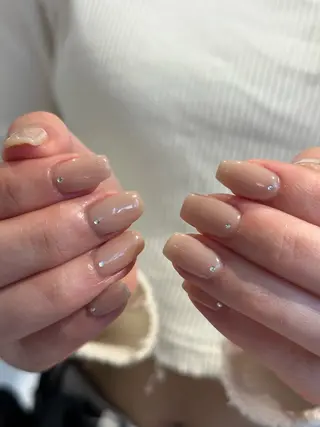 ネイル 🎀韓国レイヤー特化 🎀ベージュ/ミクのヘアスタイル