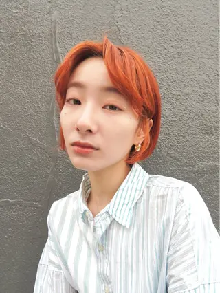 ショート カラー メンズ/ダブルカラー /パーマ/来栖慧💈のヘアスタイル