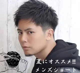 ショート メンズ KEEN creative hair所属・きょーすけ 💈barberのヘアスタイル