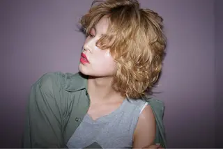 ミディアム カラー パーマ 可愛いを作る神 ナオヒロのヘアスタイル