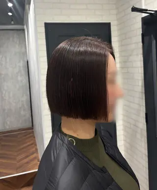 ショート カラー ヘアアレンジ kei/透明感カラー /ベージュ/髪質改善のヘアスタイル