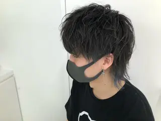 パーマ メンズ BABY 艶髪暗髪ヘア💖達人のヘアスタイル