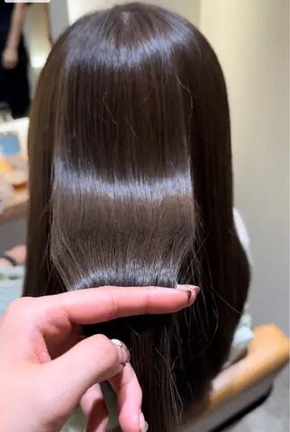 ロング カラー 骨格診断/似合わせ カットあさみななこのヘアスタイル