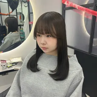 ロング カラー Ren. 🦋デザインカラーのヘアスタイル