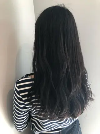 セミロング カラー scene.池袋所属・scene. haraのヘアスタイル