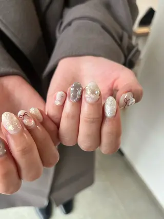 ネイル elen南越谷 Rina𖥔⋱のネイルデザイン