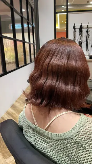 カラー 《ショートモデル》 服部未夢のヘアスタイル